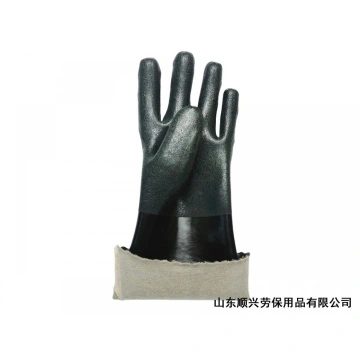PVC coated Gloves Anti-slip Green